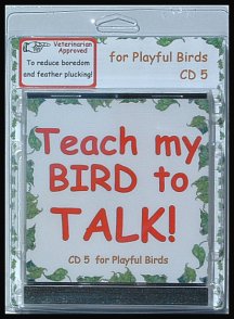 Teach a parakeet to talk with a parakeet training cd.