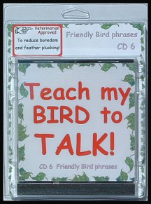 Teach cockatiels to talk with a cockatiel training cd.